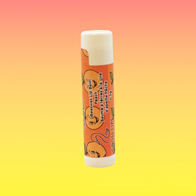 Peach lip balm