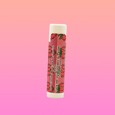 Raspberry lip balm
