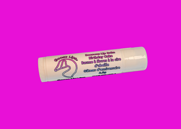 Goose Lips Lip Balm Birthday Cake